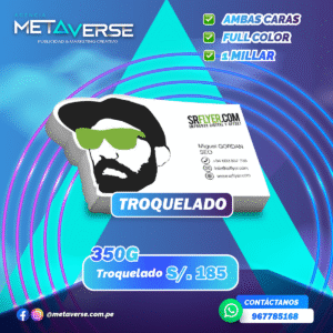 Tarjeta Publicitaria Troquelado