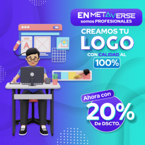 Promoción de diseño de logotipos profesionales con 20% de descuento