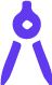Icono de arquitectura de marca y diseño de embudos